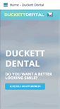 Mobile Screenshot of duckettdental.com